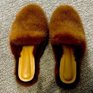 Brown mink slides